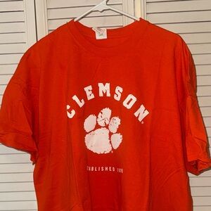 Gildan Orange Clemson Short Sleeve Tee